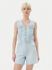 Levi's® Kombinezon 001WM-0000 Błękitny Regular Fit. Niebieskie sukienki s, bez wzorów, z bawełny, bez kołnierzyka, bez ramiączek. Za 259.99 zł.