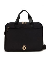 Nobo Torba na laptopa BAGN950-K020 Czarny. Czarne torby na laptopa Nobo, bez wzorów, z materiału. Za 339.99 zł.