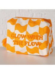Boltze Kosmetyczka "Glow" w kolorze pomarańczowo-białym - 22 x 16 x 10 cm rozmiar: onesize. Pomarańczowe kufry i kosmetyczki Boltze, bez wzorów, z bawełny, bez dodatków. Za 109.78 zł.