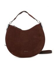 Coccinelle Torebka QKG Coccinellesunup Suede E1 QKG 13 01 01 Brązowy. Brązowe torebki klasyczne Coccinelle, bez wzorów, ze skóry, bez dodatków. Za 1,699.00 zł.