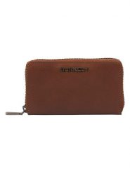 Burkely Skórzany portfel w kolorze brązowym - 14 x 8,5 x 2,5 cm rozmiar: onesize. Brązowe portfele Burkely, bez wzorów, z materiału. Za 162.87 zł.