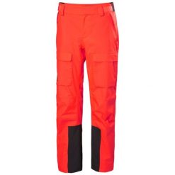 Spodnie narciarskie cargo damskie Helly Hansen Switch 2.0. Czerwone spodnie narciarskie Helly Hansen, bez wzorów, narciarskie. W wyprzedaży za 821.40 zł.