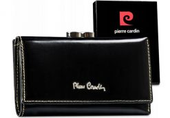 Portfel czarny Pierre Cardin [DH] 457 PSP520.2. Czarne portfele Pierre Cardin, bez wzorów, ze skóry. Za 135.99 zł.