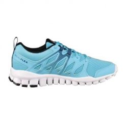 Buty do chodzenia damskie Reebok Realflex Train 40. Niebieskie obuwie sportowe Reebok, bez zapięcia, na fitness i siłownię. Za 228.00 zł.