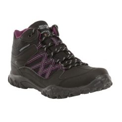 Damskie Buty Wodoodporne Edgepoint Mid. Czarne trekkingi Regatta, trekkingowe. Za 211.99 zł.