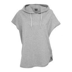 Damska bluza z kapturem Urban Classic basic terry. Szare bluzy Urban Classics, l, bez wzorów, z bawełny, z kapturem. Za 127.20 zł.