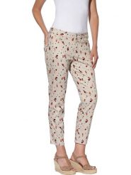 Heine Dżinsy - Slim fit - w kolorze beżowym rozmiar: 44. Brązowe jeansy Heine, bez wzorów, z podwyższonym stanem. Za 61.31 zł.