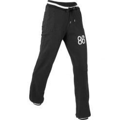 Spodnie sportowe, długie, Level 1 bonprix czarny. Spodnie dresowe marki bonprix. Za 74.99 zł.