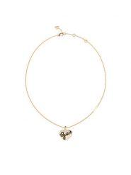 Guess Naszyjnik JUBN04 690JW Złoty. Żółte naszyjniki Guess, złote. Za 179.99 zł.