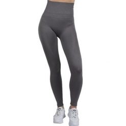 Legginsy Pushup Dla Kobiet. Szare legginsy Gym Hero, bez wzorów. Za 230.99 zł.