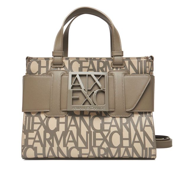 Torebka Armani Exchange. Brązowe torebki klasyczne Armani Exchange, bez wzorów, bez dodatków. Za 729.99 zł.