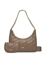 DKNY Torebka Betty R34EBB22 Beżowy. Brązowe torebki klasyczne DKNY, bez wzorów, ze skóry, bez dodatków. Za 1,179.00 zł.