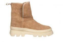 Botki Bayla-161 031 Jordy 001 Srt 81 Agatha Camel Suede 161657, Beżowy, Skóra naturalna - 36. Brązowe botki Bayla, na zimę, bez wzorów, z gumy, z okrągłym noskiem, za kostkę, bez obcasa, bez zapięcia. W wyprzedaży za 224.10 zł.