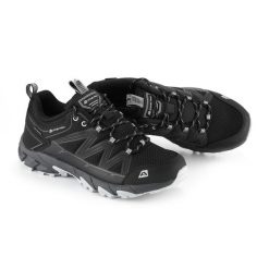 Buty turystyczne niskie unisex Alpine Pro Uhese. Czarne trekkingi Alpine Pro, trekkingowe. W wyprzedaży za 279.00 zł.
