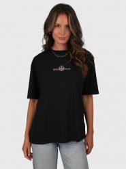 Brunotti Koszulka "ReWind" w kolorze czarnym rozmiar: L. Czarne bluzki Brunotti, l, bez wzorów, z bawełny, bez kołnierzyka, bez ramiączek. Za 65.99 zł.