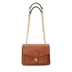 Torebka LAUREN RALPH LAUREN. Brązowe torebki klasyczne Lauren Ralph Lauren, bez wzorów, bez dodatków. Za 959.99 zł.
