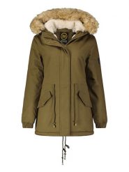 Maison Montaigne Parka "Ampumai" w kolorze khaki rozmiar: M. Brązowe parki Maison Montaigne, m, bez kaptura. Za 247.69 zł.