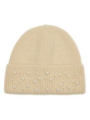 Orsay Czapka w kolorze beżowym rozmiar: onesize. Brązowe czapki Orsay, bez wzorów, prążkowane. Za 21.99 zł.