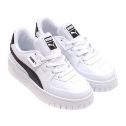 Damskie Skórzane Buty Sportowe Cali Dream. Białe obuwie sportowe Puma, trekkingowe. Za 297.99 zł.