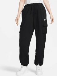 Nike Sportswear Spodnie dresowe w kolorze czarnym rozmiar: L. Czarne spodnie dresowe Nike Sportswear, l, bez wzorów, z dresówki. Za 154.07 zł.
