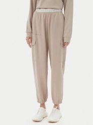 EA7 Emporio Armani Spodnie dresowe 7W000282 AF12501 U6155 Beżowy Loose Fit. Brązowe spodnie dresowe EA7 Emporio Armani, xl, bez wzorów, z dresówki. Za 319.99 zł.