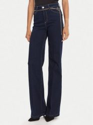 Liu Jo Jeansy UF5097 DS018 Granatowy Flare Fit. Niebieskie jeansy Liu Jo, bez wzorów. Za 899.99 zł.