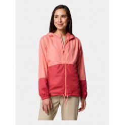 Kurtka przeciwwiatrowa damska Columbia Flash Forward II Windbreaker. Czerwone kurtki sportowe Columbia, l, bez wzorów, z softshellu, bez kaptura, trekkingowe. Za 161.99 zł.