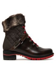 Rossignol Botki 1907 Megeve 2.0 RNMW510 Brązowy. Brązowe botki Rossignol, bez wzorów, ze skóry, bez obcasa, na płaskiej podeszwie, bez zapięcia. Za 1,899.00 zł.