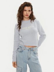 Miss Sixty Sweter 6L4RJ4360000 Błękitny Regular Fit. Niebieskie swetry Miss Sixty, l, bez wzorów, z bawełny, bez ramiączek. Za 459.99 zł.