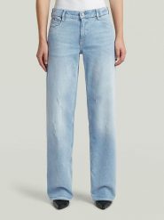 G-Star Dżinsy - Loose fit - w kolorze błękitnym rozmiar: W25/L32. Niebieskie jeansy G-Star, l, z aplikacjami. Za 260.96 zł.