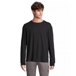 Bluza Sol's Pioneer. Czarne bluzy SOL'S, s, bez wzorów, z bawełny, bez kaptura. Za 62.25 zł.