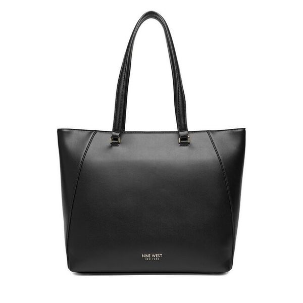 Torebka Nine West. Czarne shopper Nine West, bez wzorów, bez dodatków. Za 279.99 zł.