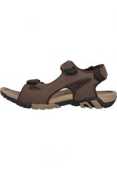 Sandały Whistler Tegale. Czarne sandały Whistler, bez wzorów, z materiału, bez obcasa, bez zapięcia. Za 134.99 zł.