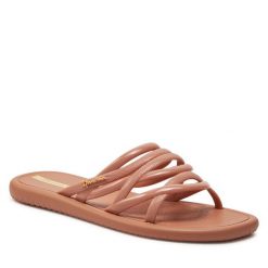 Klapki Ipanema. Czerwone klapki Ipanema, bez wzorów, bez obcasa. Za 89.99 zł.