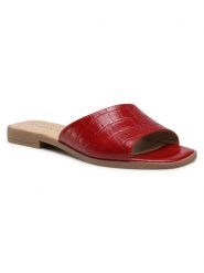 Lasocki Klapki WI16-MENA-01 Czerwony. Czerwone klapki Lasocki, bez wzorów, ze skóry, bez obcasa. Za 57.99 zł.