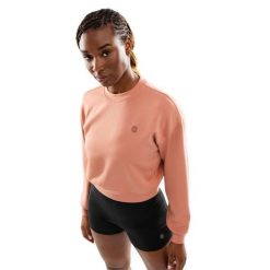 Bluza treningowa crop top dla kobiet Fitness Siroko Pinnacle. Brązowe bluzy SIROKO, bez wzorów, z materiału, bez kaptura. W wyprzedaży za 146.95 zł.