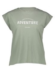 Pepe Jeans Koszulka w kolorze zielonym rozmiar: XS. Zielone bluzki Pepe Jeans, xs, bez wzorów, z bawełny, bez kołnierzyka, bez ramiączek. Za 70.08 zł.