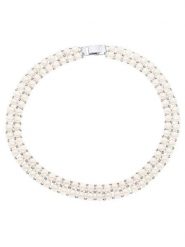 ATELIERS SAINT GERMAIN Naszyjnik perłowy w kolorze kremowym - dł. 40 cm rozmiar: onesize. Brązowe naszyjniki ATELIERS SAINT GERMAIN, z perłą. Za 587.99 zł.