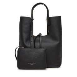 Torebka Gianni Chiarini. Czarne torebki klasyczne Gianni Chiarini, bez wzorów, bez dodatków. Za 799.99 zł.