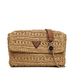 Torebka Guess. Brązowe torebki klasyczne Guess, z aplikacjami, bez dodatków. Za 639.99 zł.