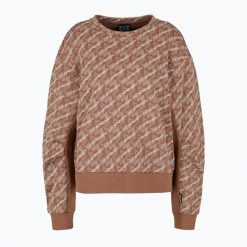Bluza damska EA7 Emporio Armani Train Graphics Series T-Top. Brązowe bluzy EA7 Emporio Armani, l, bez wzorów, z bawełny, bez kaptura. Za 499.99 zł.