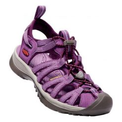 KEEN sandały damskie Whisper W Grape Kiss/Grape Wine US 7,5 (38 EU). Brązowe sandały Keen, bez wzorów, sportowe, bez obcasa, bez zapięcia. W wyprzedaży za 316.00 zł.