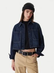 G-Star Raw Koszula jeansowa D26851-E090 Granatowy Boxy Fit. Niebieskie koszule G-Star Raw, xl, bez wzorów, z bawełny, retro, bez kołnierzyka, bez ramiączek. Za 469.99 zł.