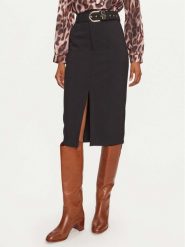 Rinascimento Spódnica ołówkowa 1000769148738 Czarny Slim Fit. Czarne spódnice Rinascimento, s, bez wzorów, z syntetyku, ołówkowe. Za 309.99 zł.