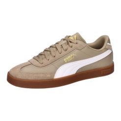 Buty damskie sportowe sneakersy Puma CLUB II ERA. Brązowe obuwie sportowe Puma, z zamszu, bez zapięcia, trekkingowe. Za 390.00 zł.