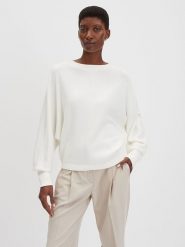 Someday Sweter w kolorze kremowym rozmiar: 40. Brązowe swetry someday., bez wzorów, bez ramiączek. Za 165.99 zł.