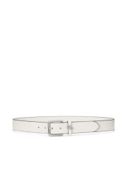 LAUREN RALPH LAUREN Pasek Damski 412968765005 Biały. Białe paski Lauren Ralph Lauren, bez wzorów, ze skóry. Za 279.99 zł.