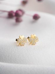Lodie Silver Kolczyki-wkrętki z cyrkoniami rozmiar: onesize. Szare kolczyki Lodie Silver, z cyrkonią, z mosiądzu. Za 38.95 zł.