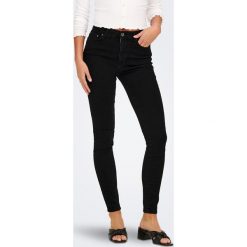 ONLY Dżinsy "Iconic" - Skinny fit - w kolorze czarnym rozmiar: W25/L32. Czarne jeansy Only, l, z aplikacjami, z podwyższonym stanem. Za 61.46 zł.