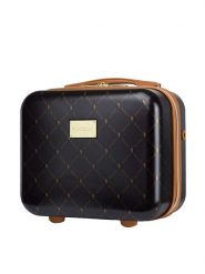 Puccini Kosmetyczka "Saint Tropez" w kolorze czarno-jasnobrązowym - 30,5 x 32 x 17,5 cm rozmiar: onesize. Brązowe kufry i kosmetyczki Puccini, bez wzorów, z materiału, bez dodatków. Za 109.99 zł.